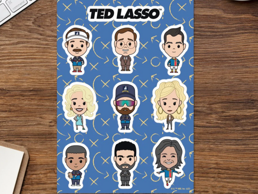 Ted Lasso Sticker Sheet